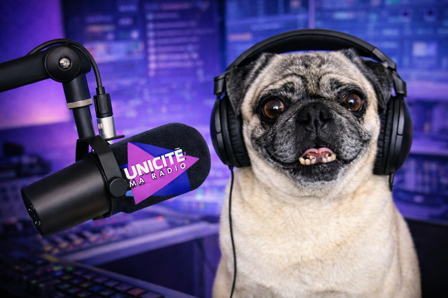 Brutus Lachapelle mascotte Radio Unicité